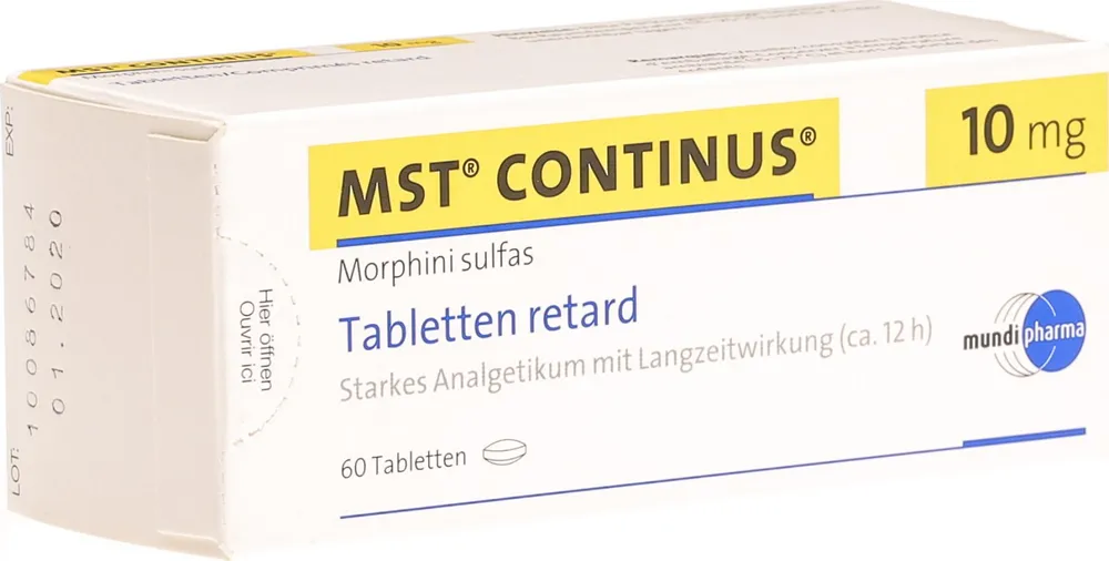 MST Continus 10 mg compresse a rilascio prolungato compresse, a rilascio prolungato