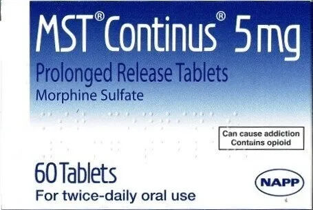 MST Continus 5 mg compresse a rilascio prolungato compresse, a rilascio prolungato