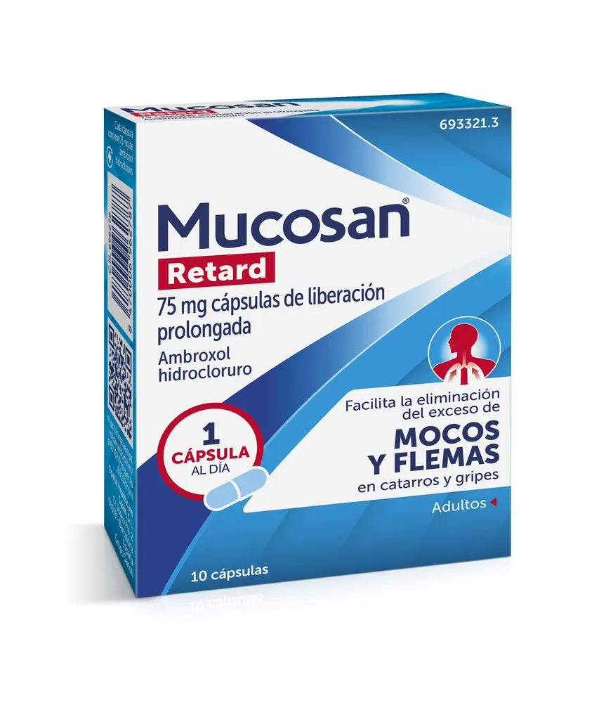Mucosan Retard 75 mg prolonged-release capsules capsules, hard modified-release