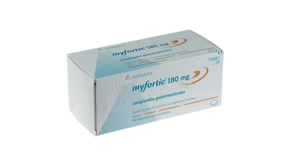 Myfortic 180 mg gastro-resistant tablets tablets, enteric-coated
