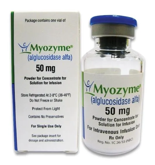 MYOZYME 50 MG POLVO CONCENTRADO PARA SOLUCION PARA PERFUSION POLVO PARA CONCENTRADO PARA SOLUCIÓN PARA PERFUSIÓN