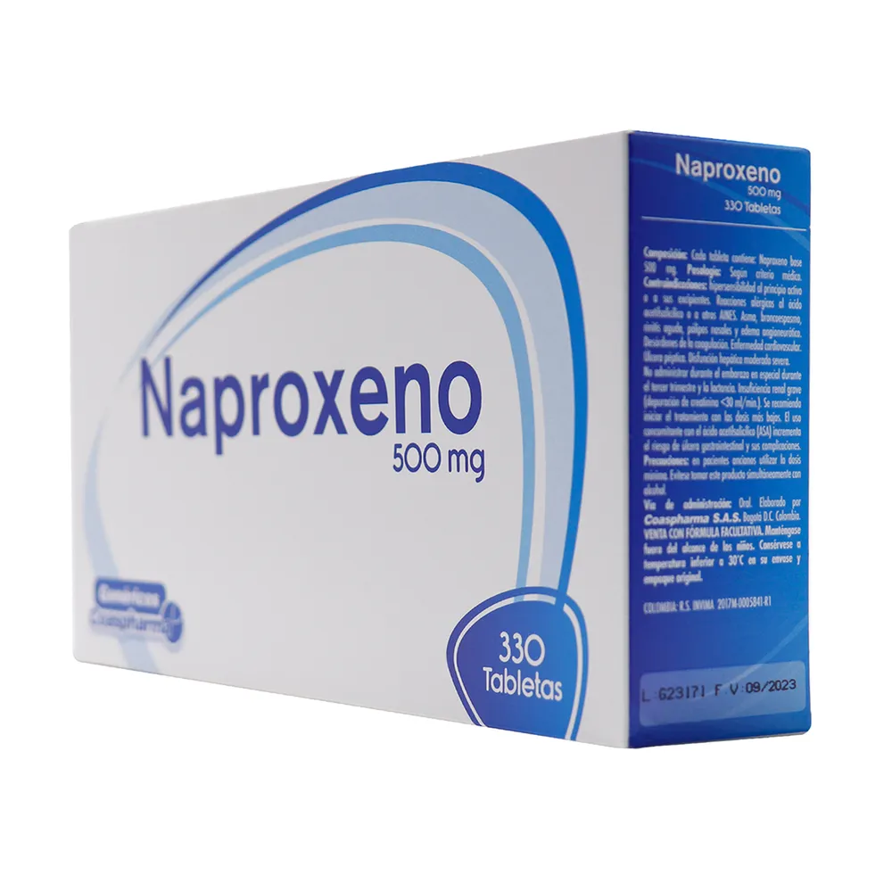 Naproxen Teva-Ratiopharm 500 mg film-coated tablets EFG tablets, film-coated