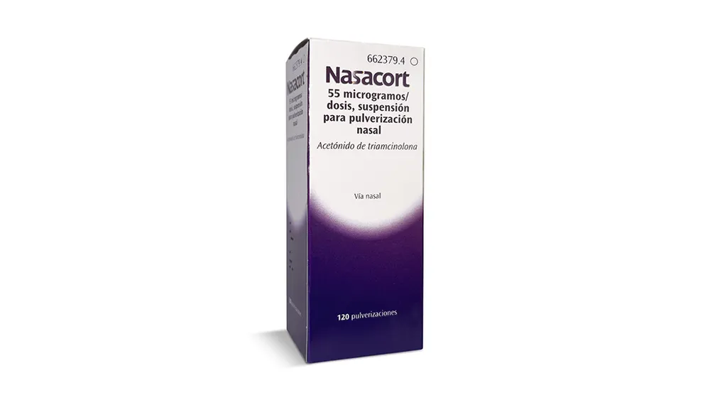 Nasacort 55 micrograms/dose nasal spray suspension suspension, nasal spray