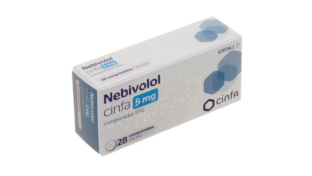 Nebivololo CINFA 5 mg compresse EFG compresse