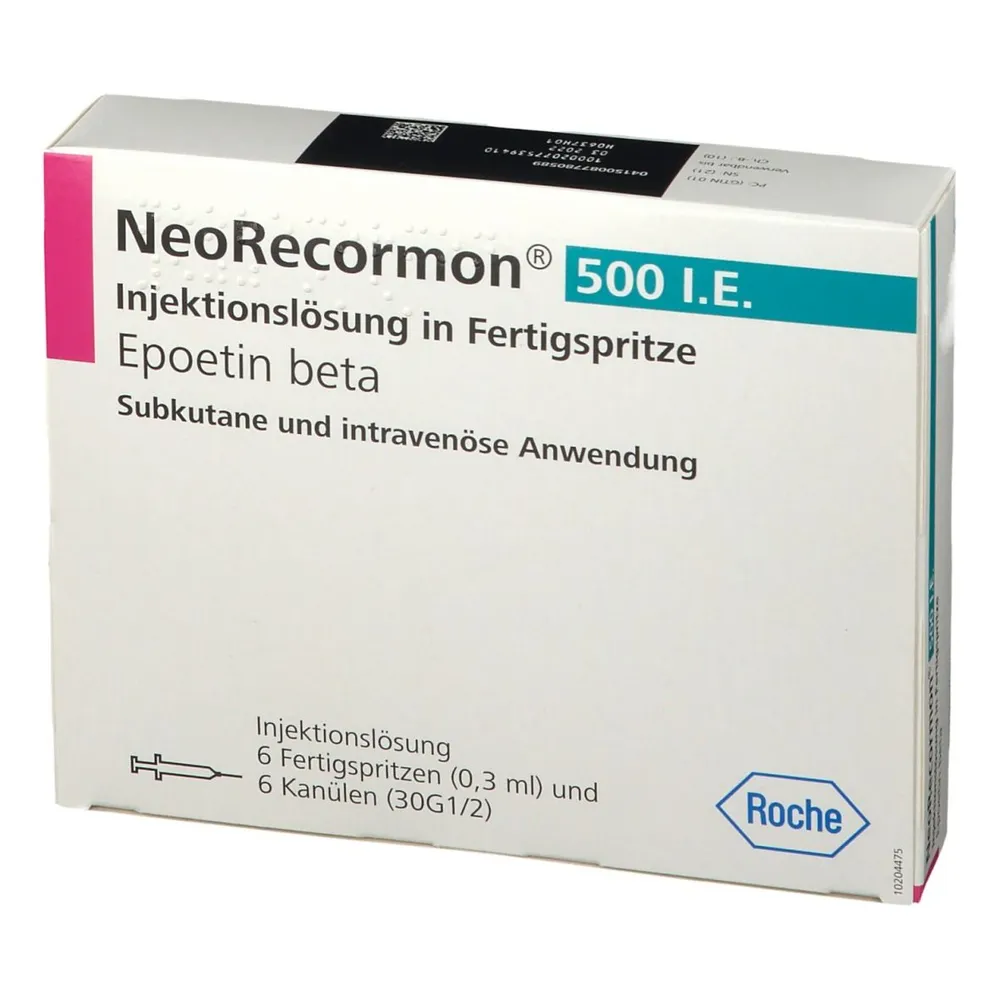 Neorecormon 500 IU solution for injection in pre-filled syringe solution for injection in a pre-filled syringe