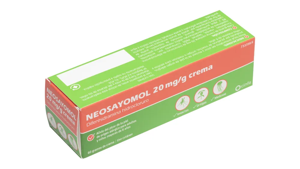 Neosayomol 20 mg/g crema crema