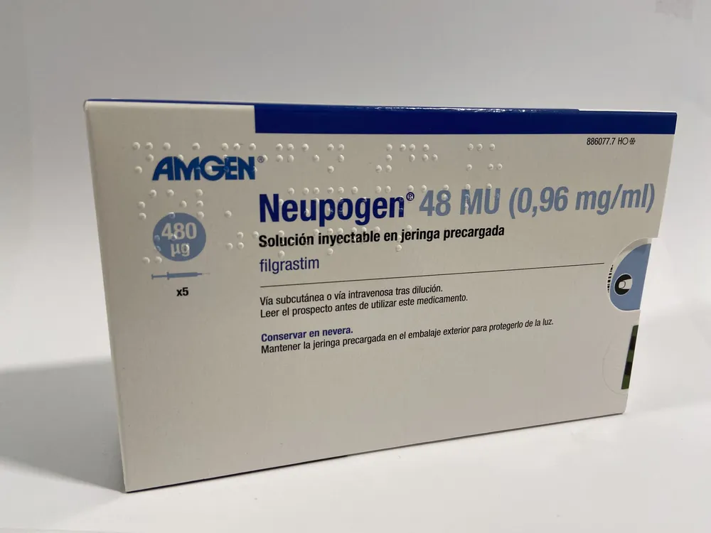 Neupogen 48 MU (0.96 mg/ml) solution for injection in pre-filled syringe solution for injection in a pre-filled syringe