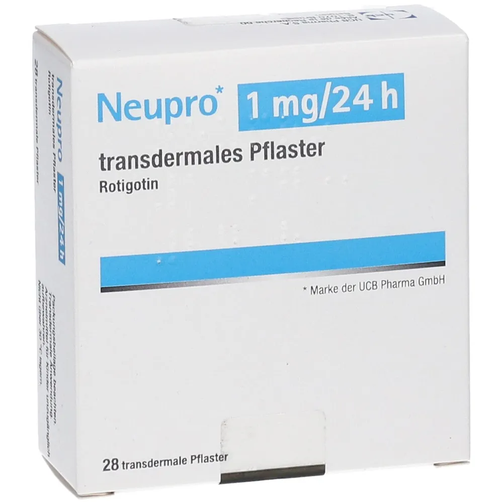 Neupro 1 mg/24 h transdermal patch patches, transdermal
