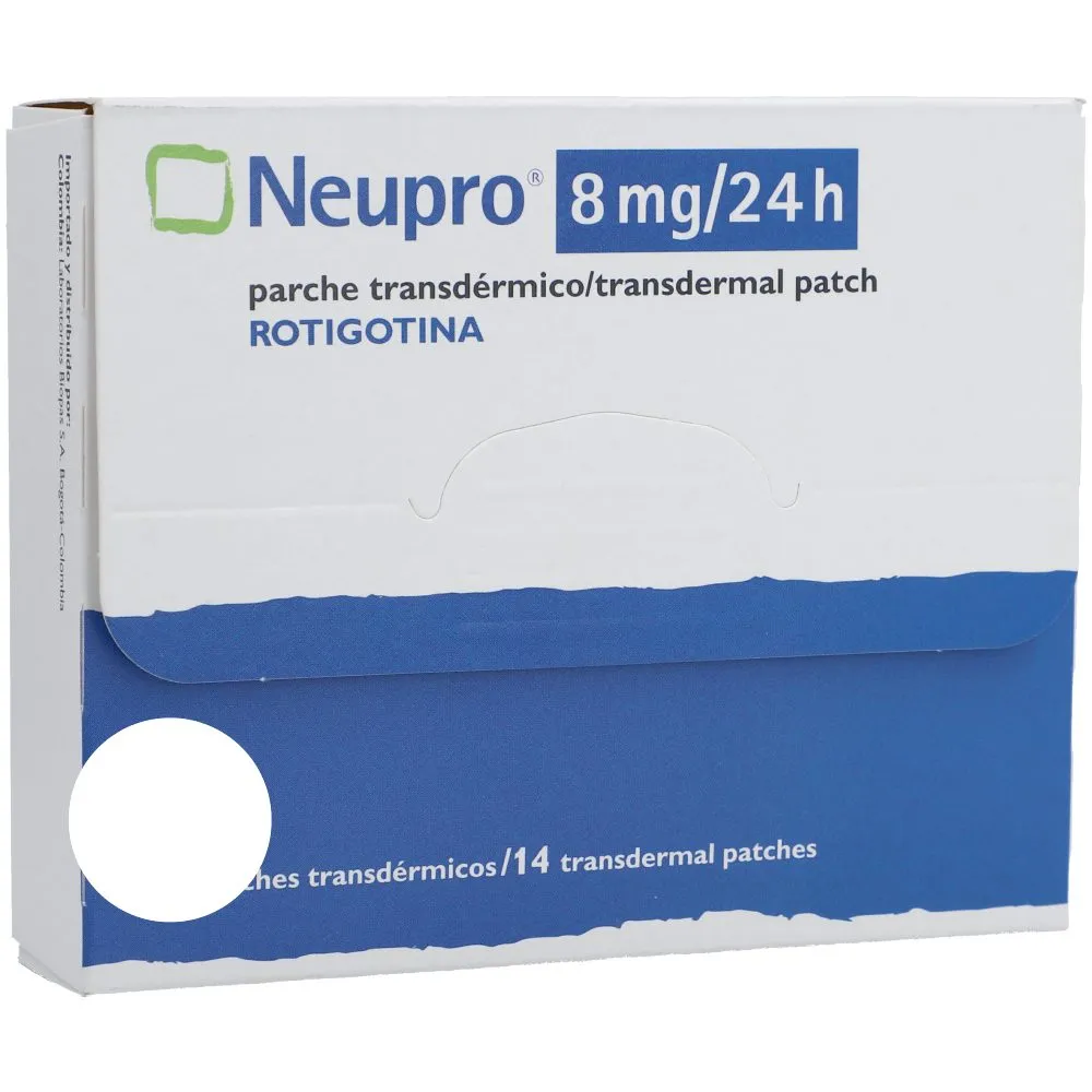 Neupro 8 mg/24 h transdermal patch patches, transdermal