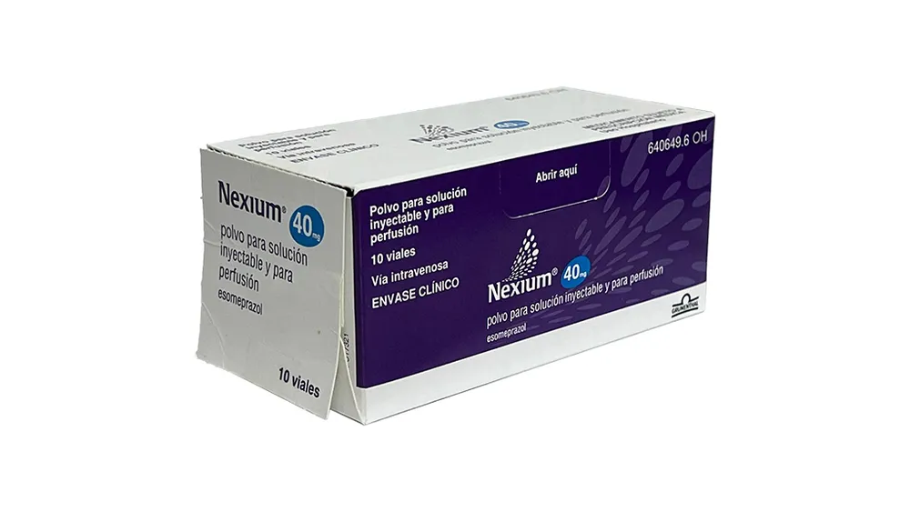Nexium 40 mg powder for injection and for infusion solution powder for injectable solution and for perfusion