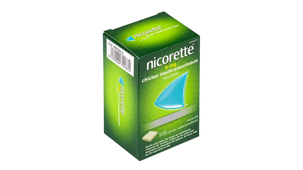 NICORETTE 4 mg CHICLES MEDICAMENTOSOS CHICLE MEDICAMENTOSO