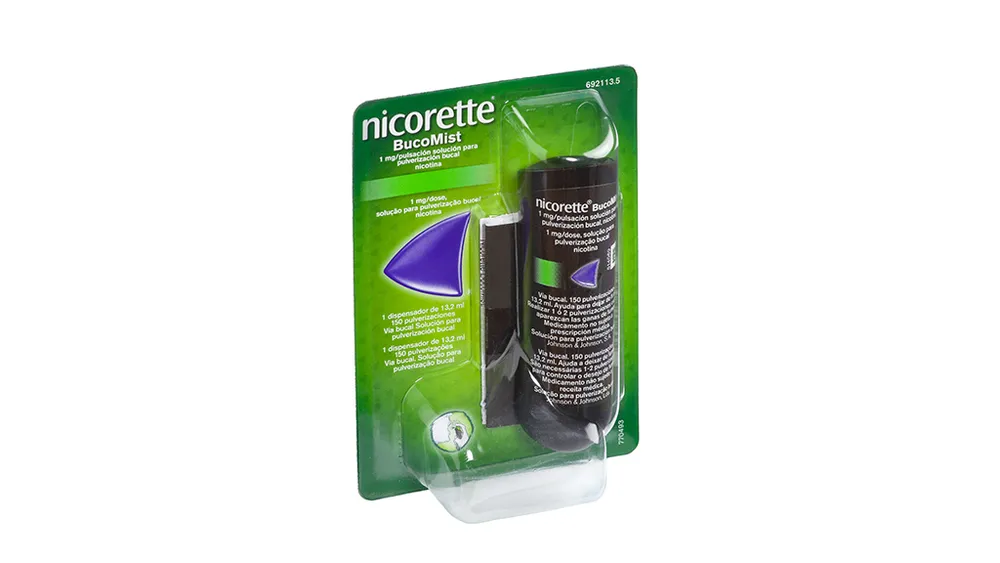 Nicorette Buccomist 1 mg/puff soluzione per nebulizzazione orale soluzione per spray orale