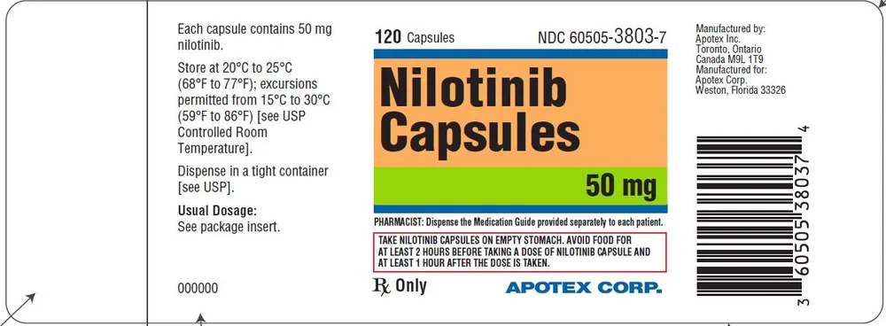 Nilotinib Accord 50 mg capsule rigide EFG capsule, rigide