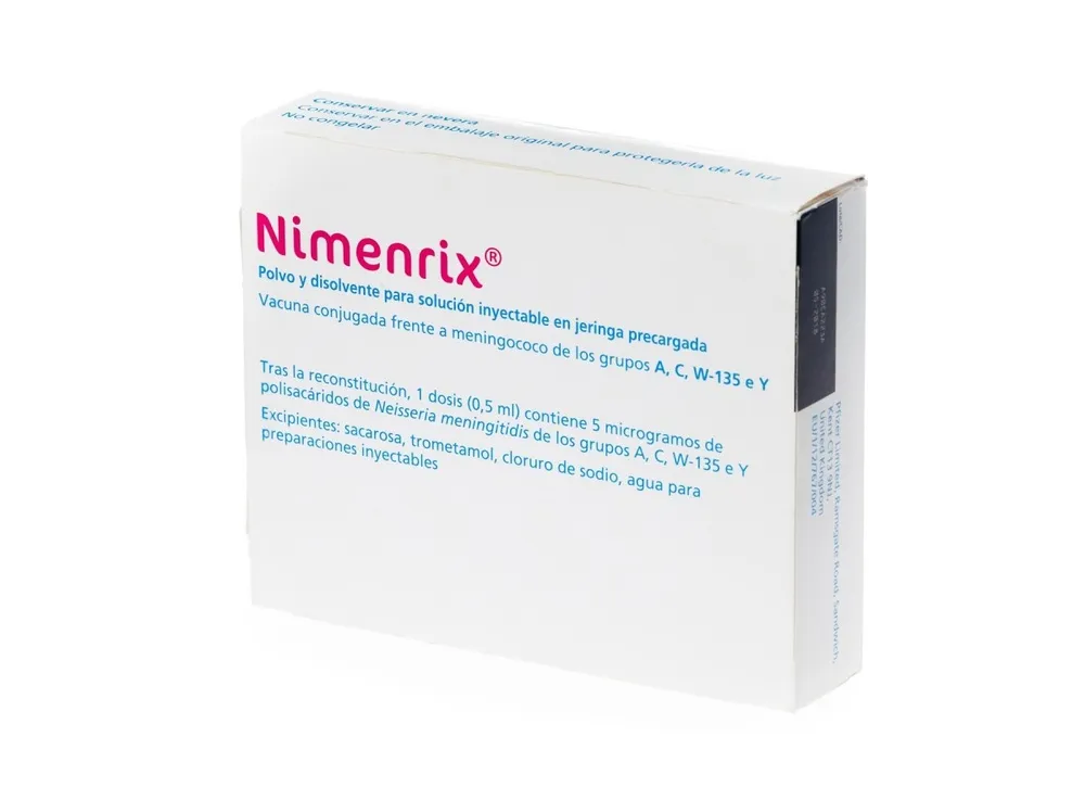 Nimenrix powder and solvent for solution for injection in pre-filled syringe powder and solvent for solution for injection