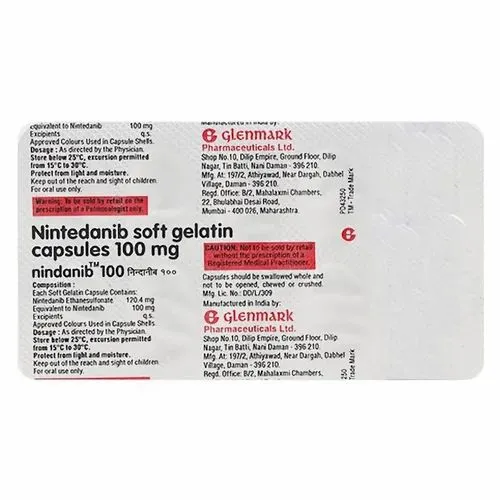 Nintedanib Accord 100 mg capsule molli EFG capsule, molli