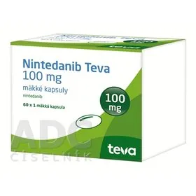 Nintedanib Teva 100 mg capsule molli EFG capsule, molli