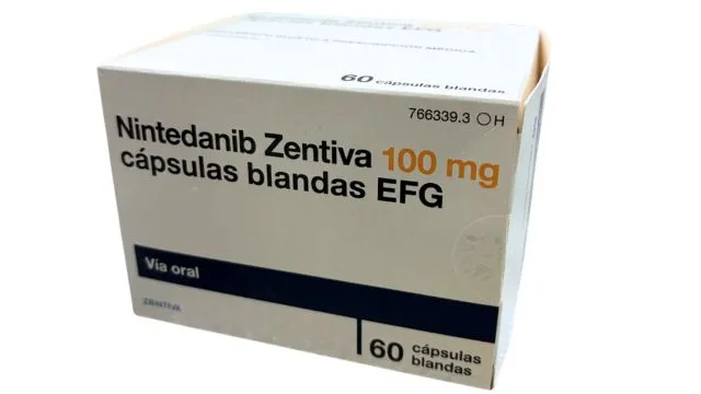 Nintedanib Zentiva 100 mg capsule molli EFG capsule, molli