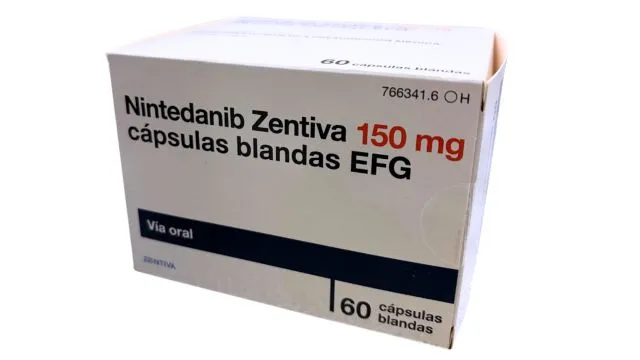 Nintedanib Zentiva 150 mg soft capsules EFG capsules, soft gelatin