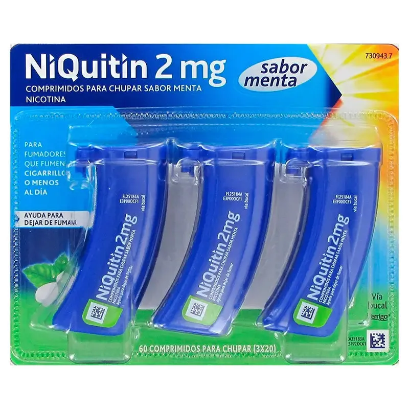 Niquitin 2 mg compresse da sciogliere in bocca sapore menta compresse per uso orale
