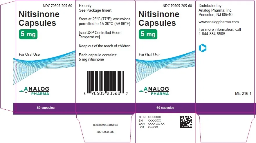Nitisinone MDK 5 mg hard capsules capsules, hard