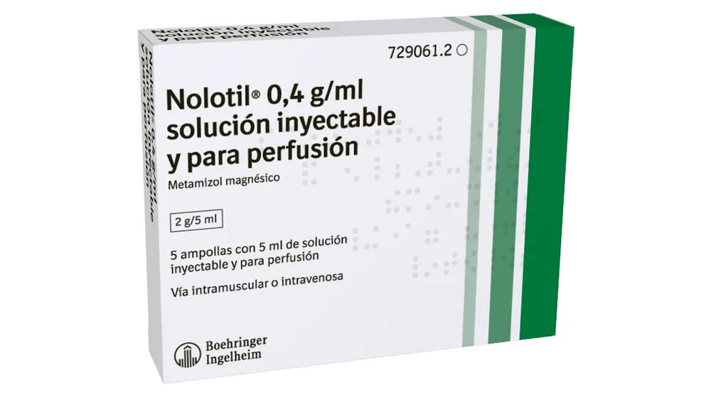 Nolotil 0,4 g/ml soluzione iniettabile e per infusione soluzione per iniezione