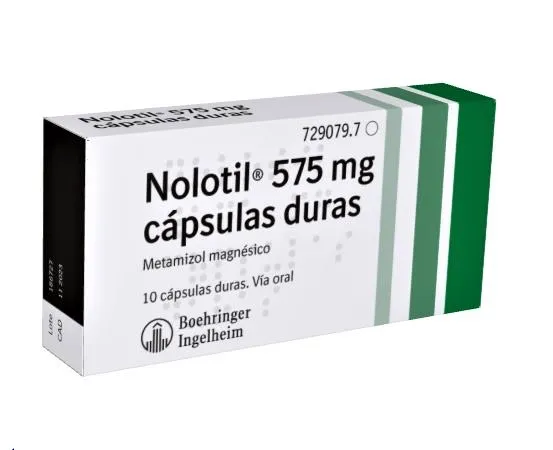 Nolotil 575 mg hard capsules capsules, hard