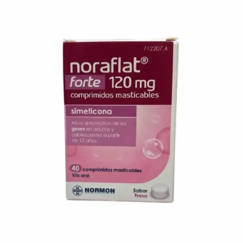 Noraflat Forte 120 mg compresse masticabili compresse, masticabili