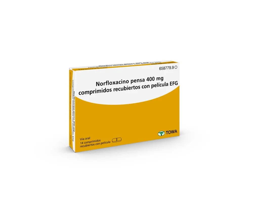 Norfloxacin PensA 400 mg film-coated tablets EFG tablets, film-coated