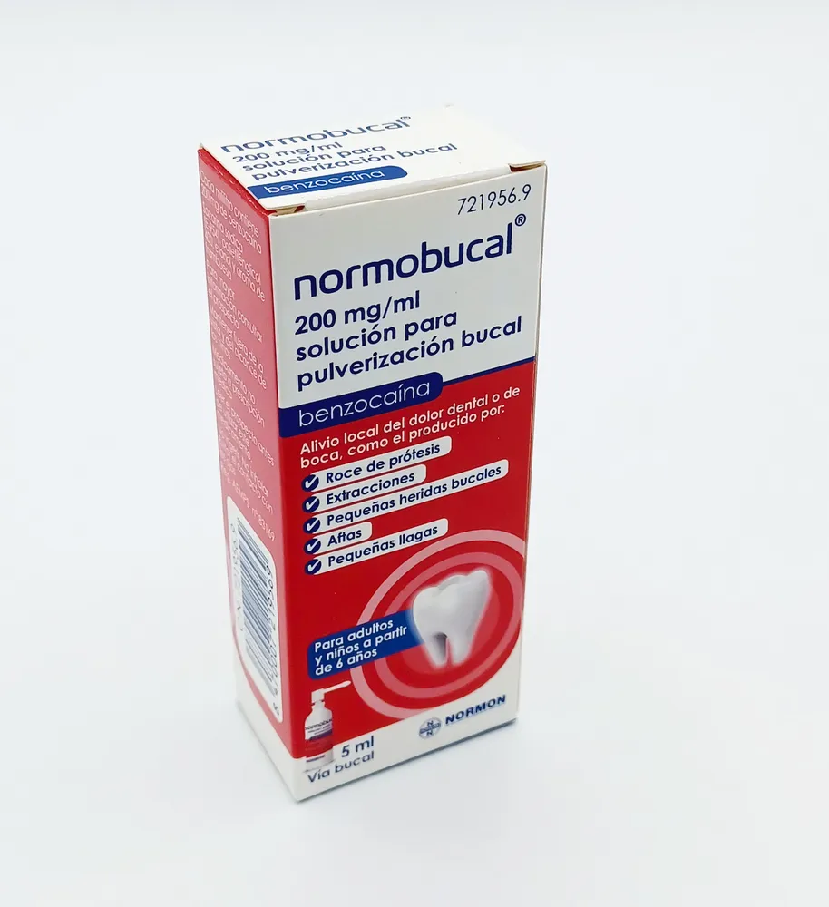 Normobucal 200 mg/ml solution for oral spray solution, oral spray