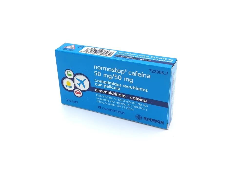 Normostop Caffeina 50 mg/50 mg compresse rivestite con film compresse, rivestite con film