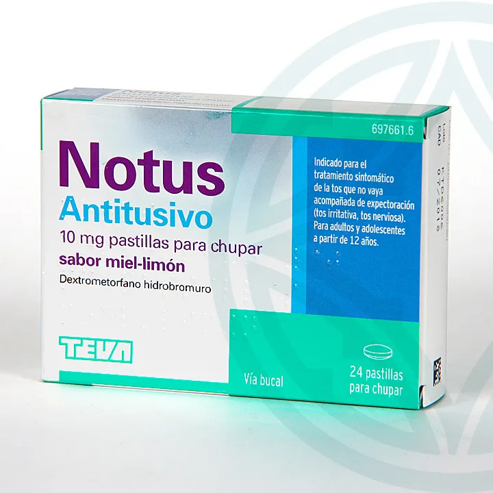 Notus Antitussive 10 mg lozenges honey - lemon flavour lozenges, for sucking
