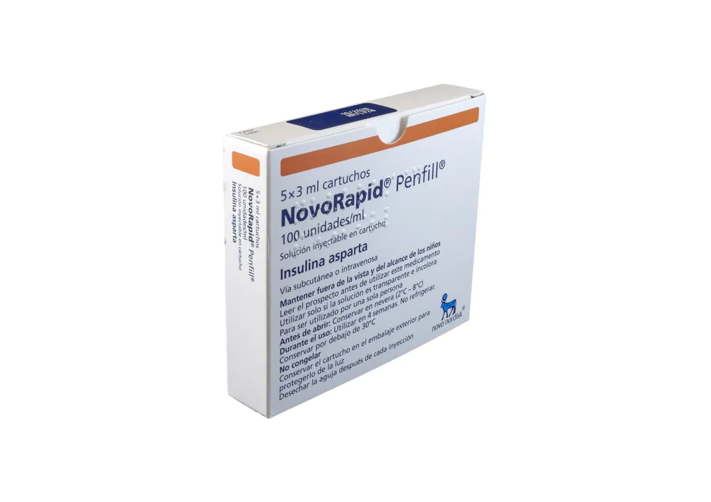 NovoRapid PenFill 100 U/ml solution for injection in cartridge solution for injection