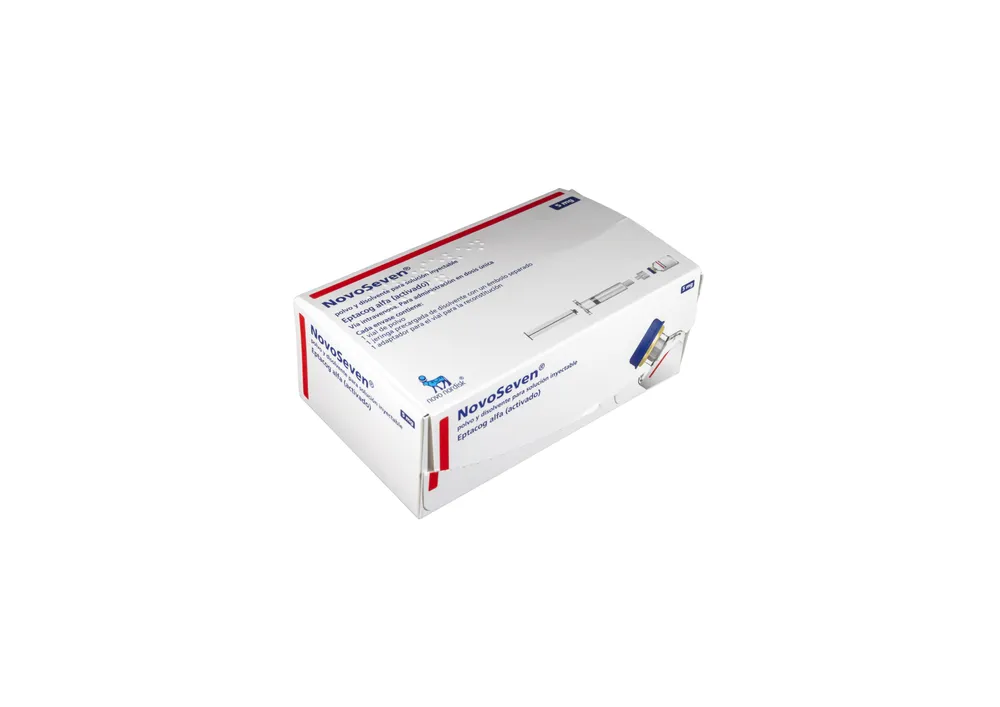 NOVOSEVEN 5 mg (250 KUI) POLVO Y DISOLVENTE PARA SOLUCION INYECTABLE POLVO Y DISOLVENTE PARA SOLUCIÓN INYECTABLE