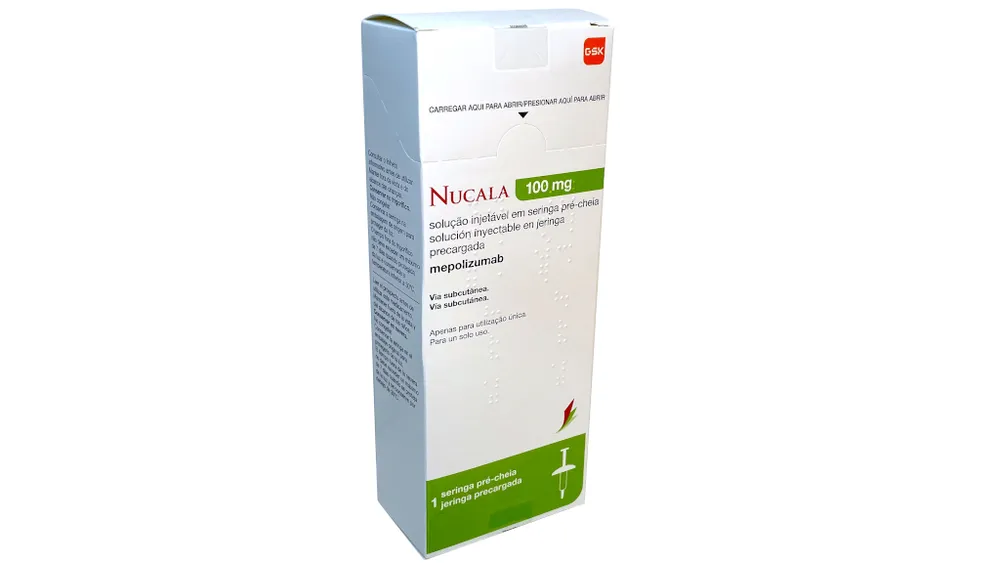 Nucala 100 mg solution for injection in pre-filled syringe solution for injection in a pre-filled syringe