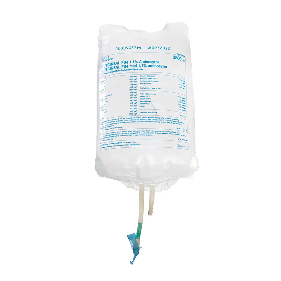 Nutrineal PD4 with 1.1% amino acids, solution for peritoneal dialysis solution for peritoneal dialysis