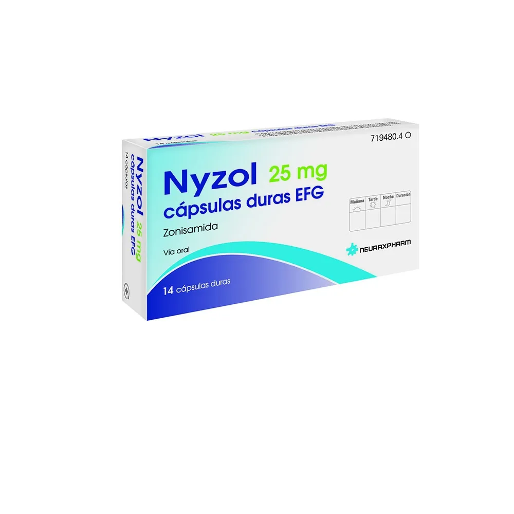 Nyzol 25 mg hard capsules EFG capsules, hard