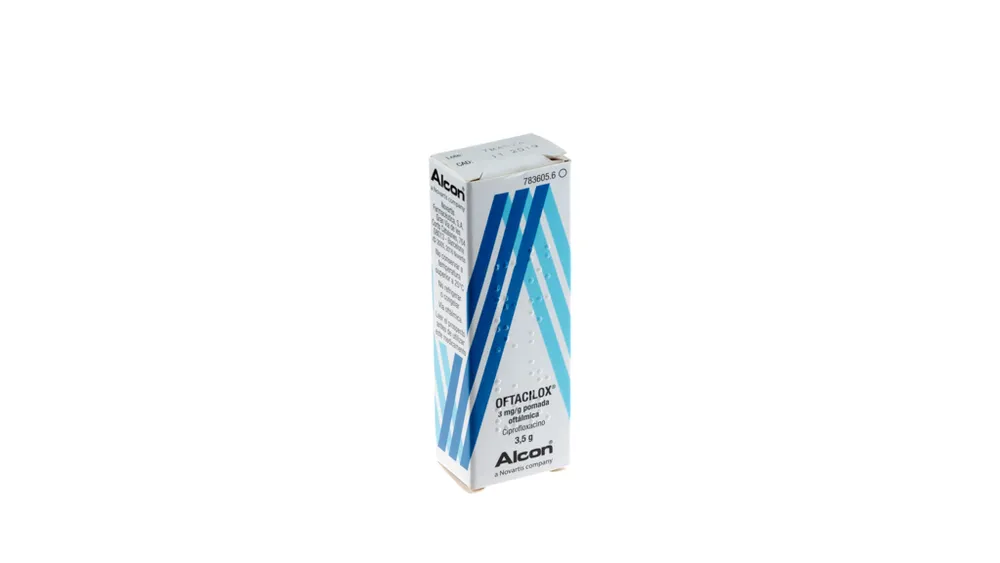 Oftacilox 3 mg/g ophthalmic ointment ointment, ophthalmic