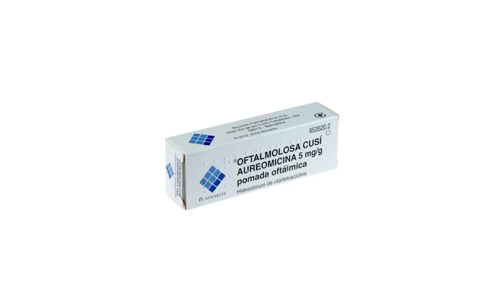 Aureomycin 5 mg/g ophthalmic ointment Cusi ointment, ophthalmic