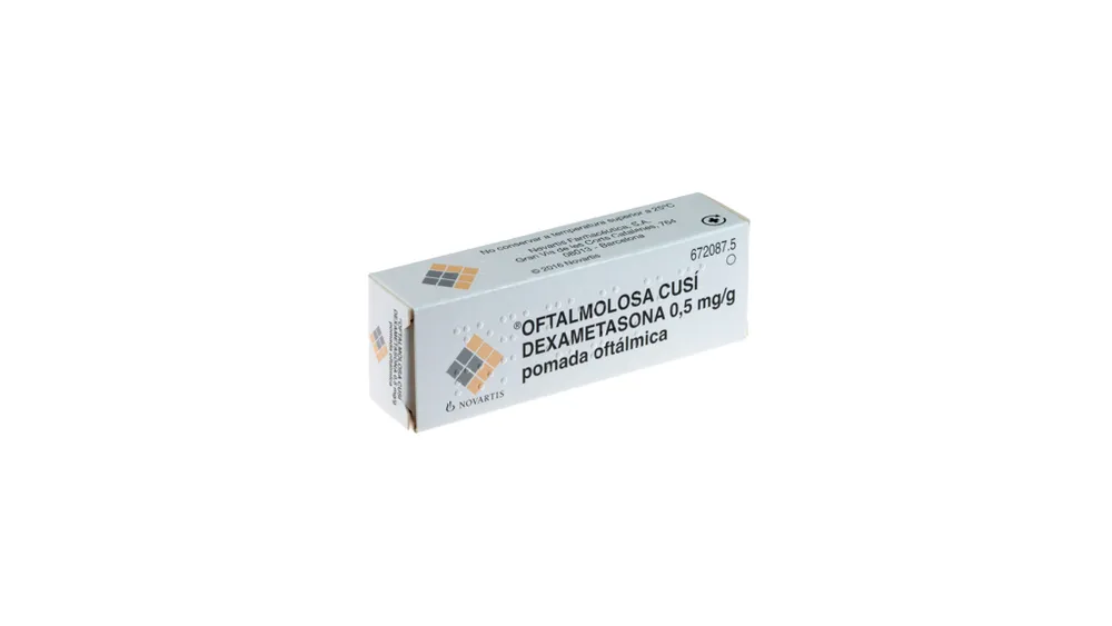 Oftalmolosa Cusi dexamethasone 0.5 mg/g ophthalmic ointment ointment, ophthalmic