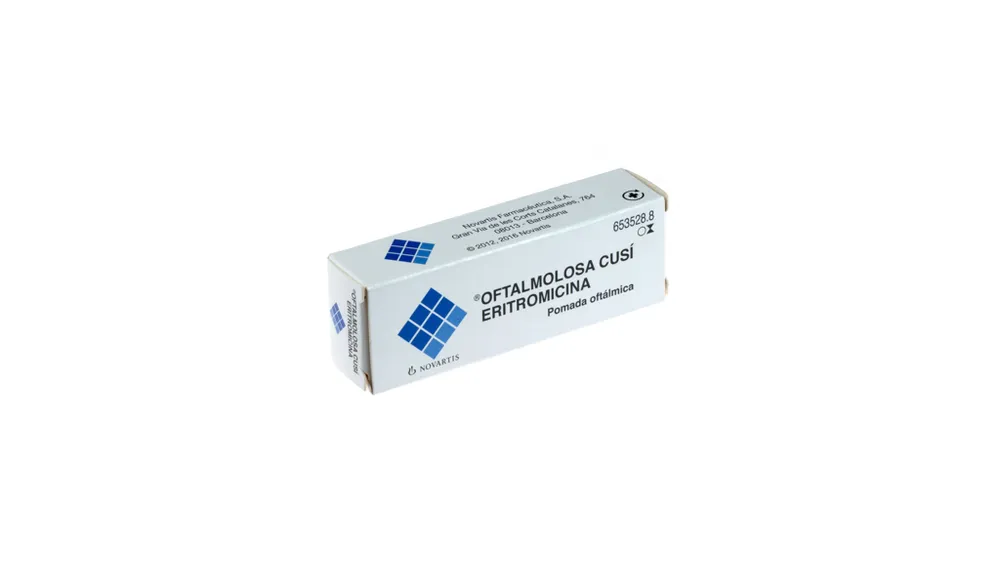 Oftalmolosa Cusi erythromycin 5 mg/g ophthalmic ointment ointment, ophthalmic