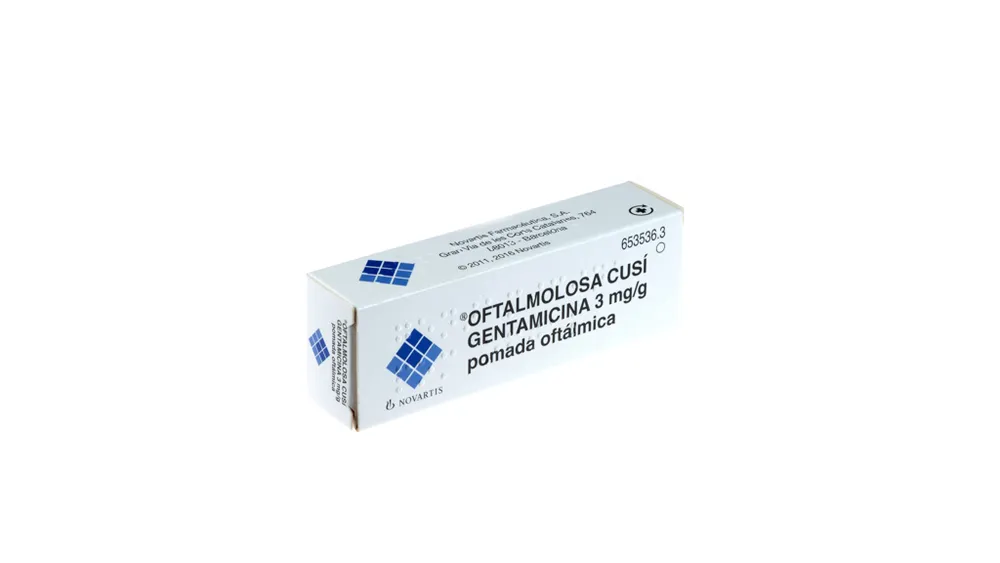 Oftalmolosa Cusi gentamicina 3 mg/g pomata oftalmica unguento, oftalmico