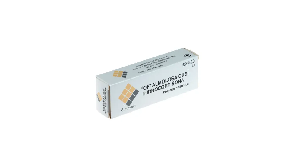 Oftalmolosa Cusi idrocortisone 15 mg/g pomata oftalmica unguento, oftalmico