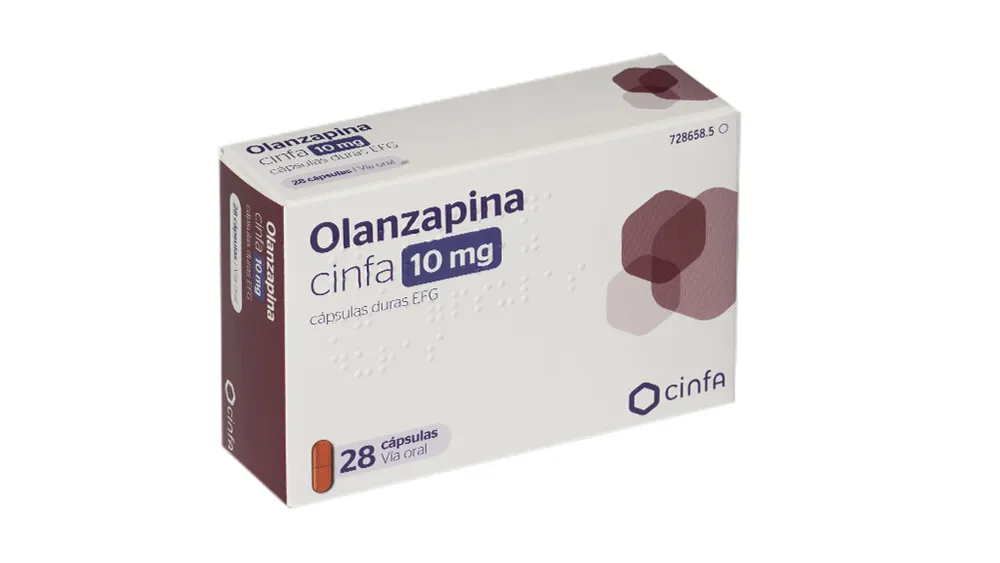Olanzapine CINFA 10 mg hard capsules EFG capsules, hard