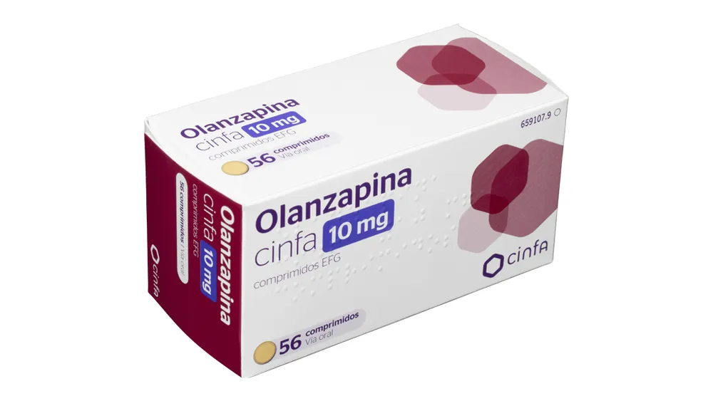 Olanzapine CINFA 10 mg tablets EFG tablets
