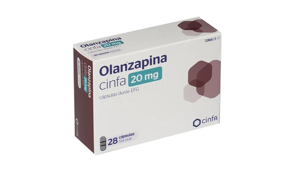 Olanzapina Cinfa 20 mg capsule rigide EFG capsule, rigide
