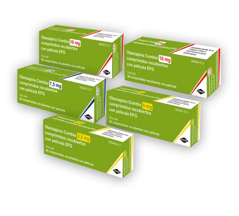 Olanzapina Combix 2,5 mg compresse rivestite con film EFG compresse, rivestite con film