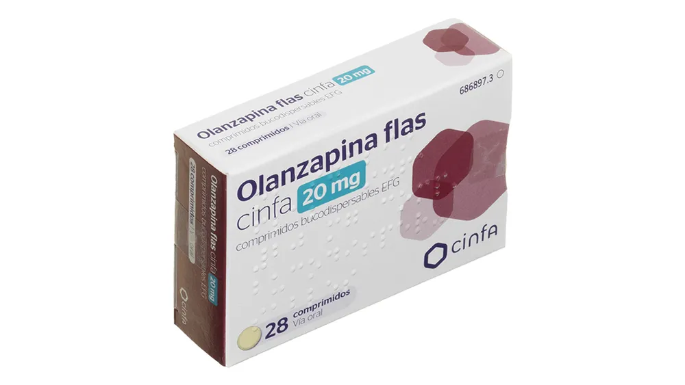 Olanzapina Flas Cinfa 20 mg compresse orodispersibili EFG compresse, bucodispersabili