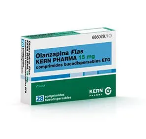 Olanzapina Flas Kern Pharma 15 mg compresse bucodispersibili EFG compresse, bucodispersabili