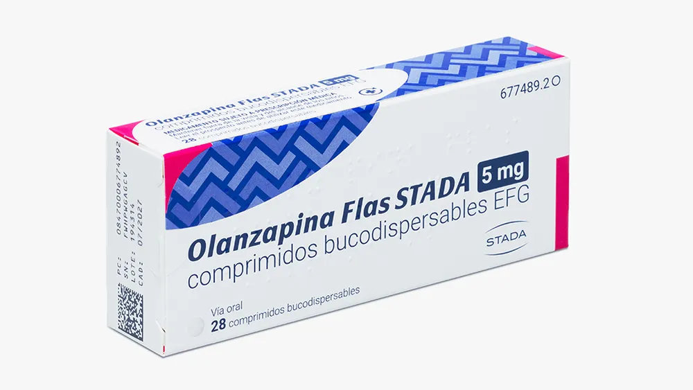 Olanzapina Flas Stada 5 mg compresse bucodispersibili EFG compresse, bucodispersabili