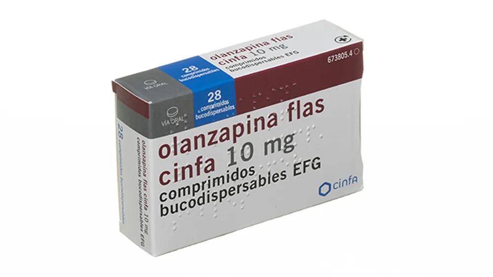Olanzapine Flas Tarbis 10 mg orodispersible tablets EFG tablets, buccodispersable